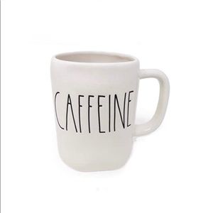 🔴BOGO 1/2 OFF SALE 🔴 RAE DUNN ARTISAN COLLECTION LARGE “CAFFEINE” MUG CUP NWOT